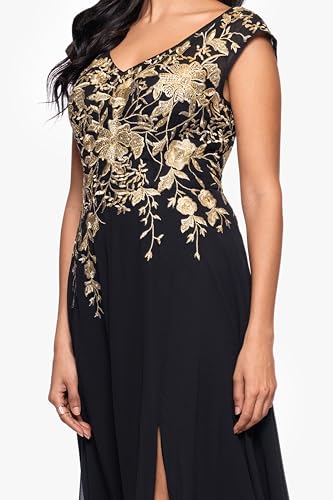 Image of Betsy & Adam Women's Cape Sleeve High Neck Bodycon Knee Length Dress with Cutout
