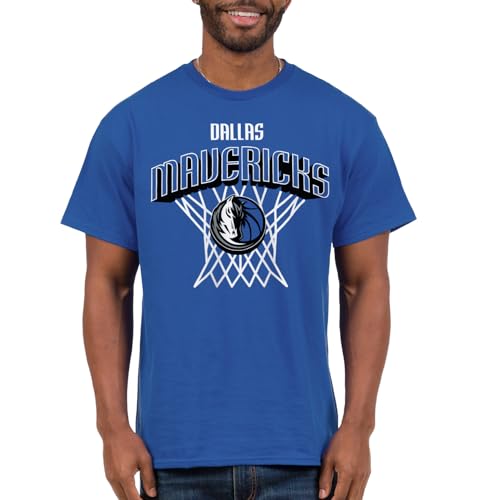 Junk Food NBA - Dallas Mavericks Nothing But Net Adult SS T-Shirt