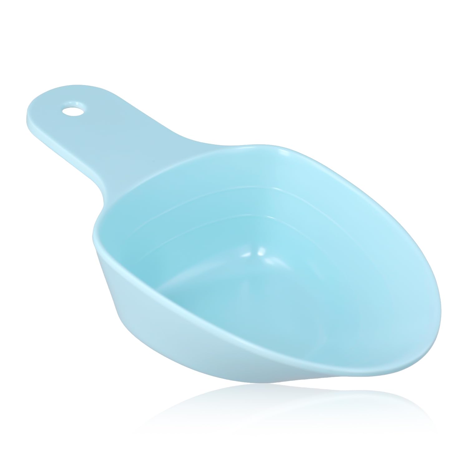 Dog Food Scoop, 1 Cup 1/2 Cup 1/4 Cup Pet Food Scoop Melamine Pet Food Feeding Scoop Accurate Measurement Pet Food Scale Cup for Dog Cat Bird and Rabbit, Dishwasher Safe (Blue)