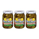 Best Maid Pickles – 9-Item Assortment of Dill, Sweet, Bread & Butter, Okra, and Specialty Pickles - 3 or 6 Packs (3 Pack, Hamburger Slice Dill)
