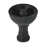 Sahara Smoke Vortex Goliath Hookah Shisha Bowl - Black