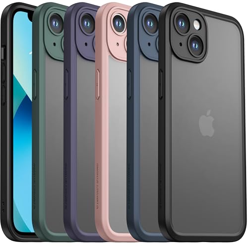 ImpactStrong Heavy Duty Guard for iPhone 13 Case [Camera Protection] [Military Grade Drop Protection] Slim Translucent Matte Phone Case 6.1 Inch, Navy Blue - image 7