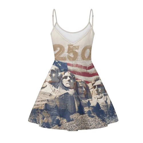 Image of Spaghetti Strap Midi Satin Dresses Summer Sleeveless Sundree Women Girl Beach Party Swing Dress