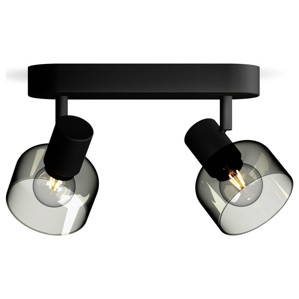 Philips Sleet Spot, 2 faretti, 25W, attacco E14, lampadina non inclusa, Grado di Protezione IP20, Nero