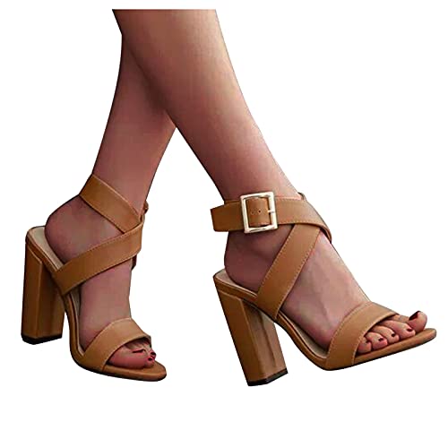 YJING High Heels Sandaletten Damen Frauen Außenhandel große Größe...