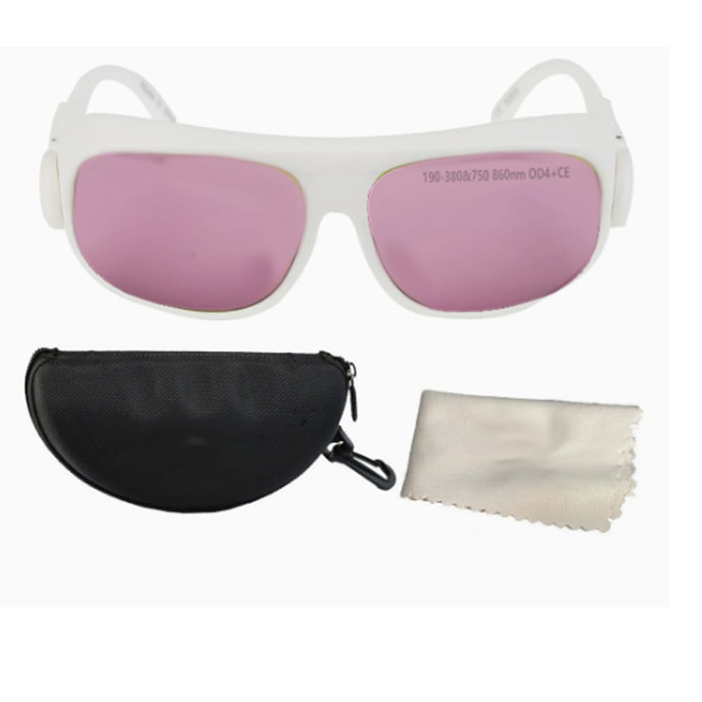 Gafas protectoras láser de infrarrojo cercano de 190-380 nm 750-840 nm 755 nm