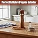 Salt and Pepper Mill Tray Salt and Pepper Grinder Mill Tray Peppers Mills Holder Retro Color Peppers Grinder Rest Holder fit All Wooden Grinders Mills Kitchen Storage Holders Accessories