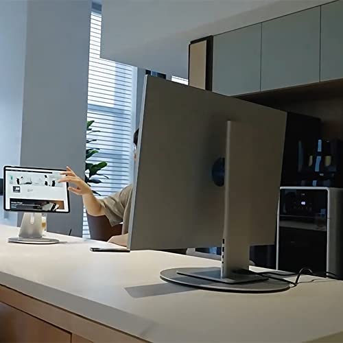 Image of Aluminum 360 Rotation Monitor Swivel Base Computer Screen Monitor Turntable Stand Flat Panel TV Rotating Mat for iMac Laptop Potted Plants Arts Crafts Products Display Stand
