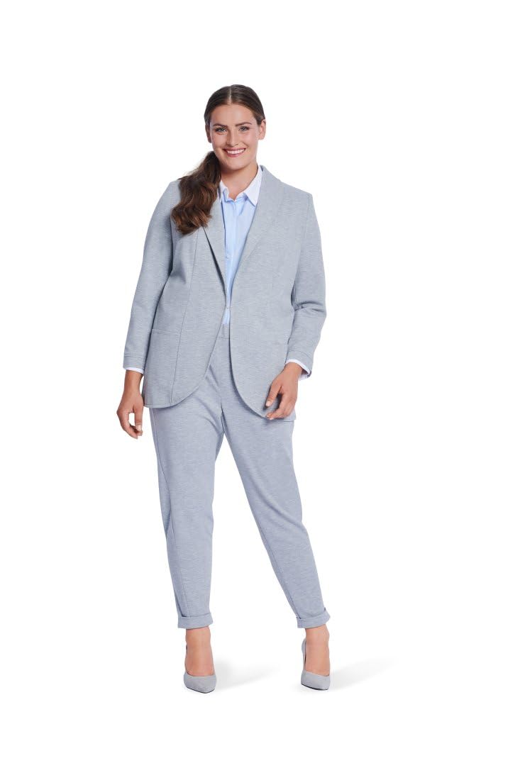 Burda Style 5935 - Cartamodello per tuta, pantaloni e giacca da cucire, da donna, taglia 38 – 58, livello di cucito: medio