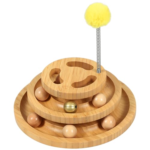 DoogCat Cat Ball Track with Puzzle Top, 3-Level Cat Ball Tower by DoogCat - Image 8