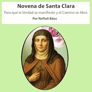 Diseño de la portada del título Novena De Santa Clara