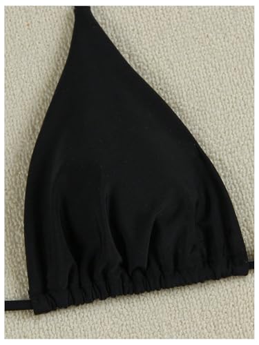 Women's Two Piece Bikini Set Star Decor Halter Triangle Swimsuit Tie Side Bathing Suit Beachwear3