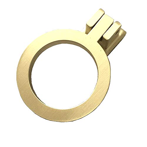 Poignée commode laiton brossé pour remplacer les boutons usés