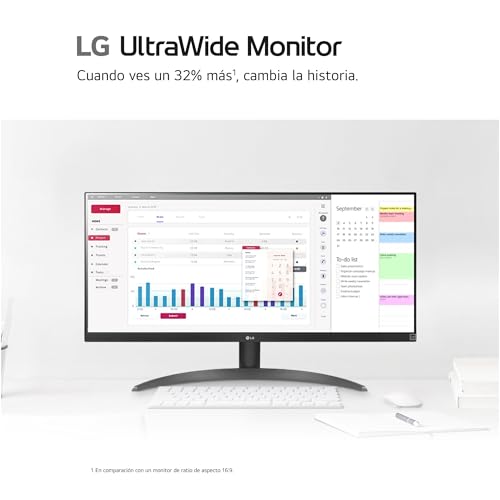 LG UltraWide™ 29WQ60A-B Ecran PC Ultra Large 29" - Dalle IPS résolution UWFHD (2560x1080), 5ms GtG 100Hz, HDR 10, sRGB 99%, AMD FreeSync, inclinable, USB-C, Haut-parleurs intégrés