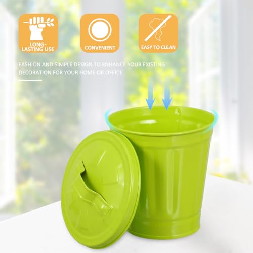 Caneca de Escritorio Pequeña con Tapa Verde ULTECHNOVO miniatura 6