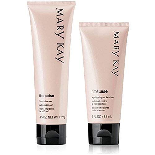 Mary Kay Timewise Age-fighting Moisturizer & 3 in 1 Cleanser Normal to Dry Skin Full Size Set