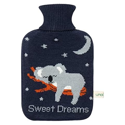 Bolsa de agua caliente Koala de 1 litro con funda de punto suave UMOI Cover