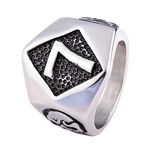Image of Genuine Stainless Steel Ring Jewelry for Men Fashion Punk Biker Skull Rings