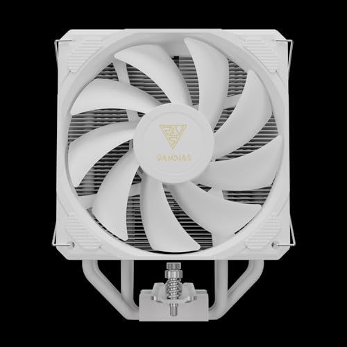 Image of Gamdias Boreas E2-410 WH CPU Air Cooler, 4 Copper Heat Pipes, 120mm Hydraulic Bearing PWM Fan, Support LGA 1700 /1151 /1150 /1155 /1156 /1200 /2011 /2066 /AM5 /AM4