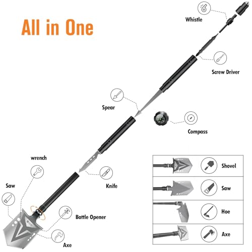 Saharasailor SA-SHOVEL-002 Sahara Sailor Survival Axe, Camping Folding Shovel thumb #5
