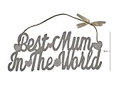 Photo Gallery homestreet bel regalo per mamma, da appendere in stile rustico, colore: rosa antico intagliato in legno parole recita best mum in the world from Photo Gallery homestreet bel regalo per mamma, da appendere in stile rustico, colore: rosa antico intagliato in legno parole recita best mum in the world from