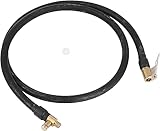 Unifizz Air Chuck Air Hose Adapter Inflator Compressor Pump Extension Tire Valve Connect Pipe 100cm for Car Motorcycle Bicycle