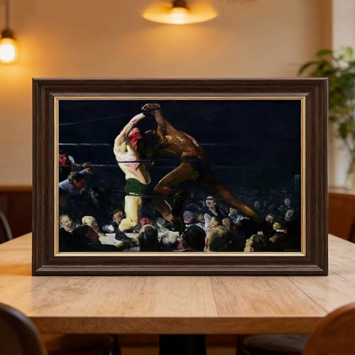 Impression toile George Bellows Both Members art mural suspendu pour passionné de boxe - 6
