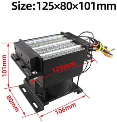 220V 400W 500W 750W AC Thermostatic Heater PTC Fan 1Pcs
