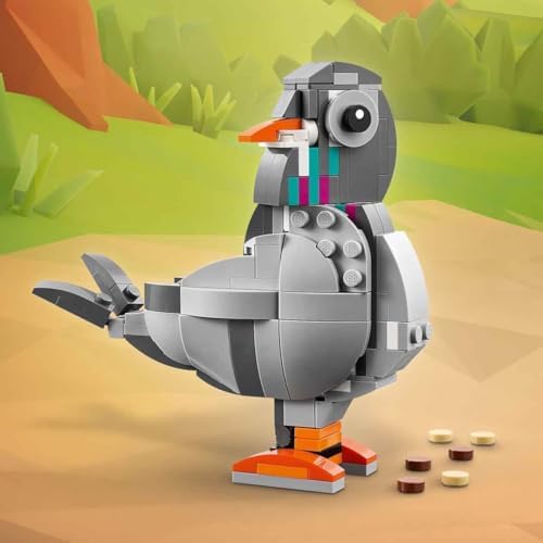 LEGO Creator 3’ü 1 Arada Oyunbaz Kedi 31163-8 Yaş ve Üzeri Çocuklar için Köpek veya Güvercin Figürüne Dönüşebilen Oyuncak Yapım Seti, Doğum Günü Hediyesi (407 Parça) - Görsel 2