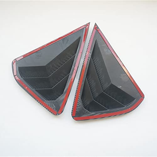 Cyauto New 2Pcs Racing Side Rear Quarter Window Louvers For Nissan Altima 2013-2018 (Carbon Fiber Style) #TOP4