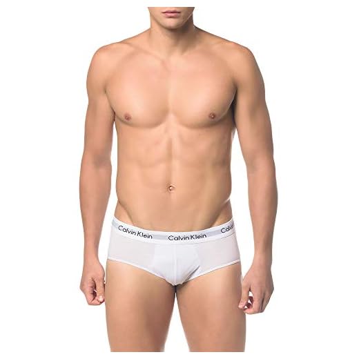 Kit com 3 Cuecas Brief, Calvin Klein, Masculino, Branco/Preto/Cinza, GG