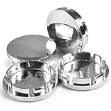 🚗 【Lieferumfang】4 x Nabendeckel 56mm Silber. Einfach zu montieren, präzises Verschlussdesign für einfaches Einsetzen und Entfernen, stabil und fest, nicht leicht abzufallen. Die Nabendeckel sind für viele Fahrzeugtypen geeignet.