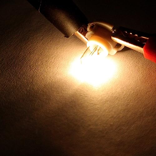 Cciyu 6 Pack Warm White T5/T4.7 Neo Wedge Halogen A/C Led Light Bulbs #TOP5