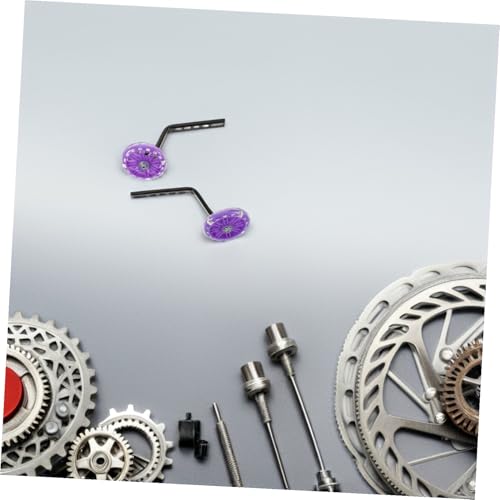 Ruedas de Entrenamiento para Bicicleta Gogogmee Morado 1 pulgada Paquete de 1 par miniatura 2