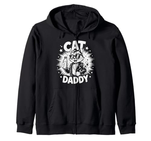 Cat Daddy Vintage Style Retro Design Sudadera con Capucha
