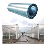 Polycarbonat Dachfolie, 0.8mm Glasfaser Wasserdichtes Isolierpaneel, Leicht Zu Biegen Und Zu Schneiden, Regen Schnee Schutz Abdeckung Für Gewächshäuser, Vordach ( Farbe : Klar , Größe : 1.2x20m )