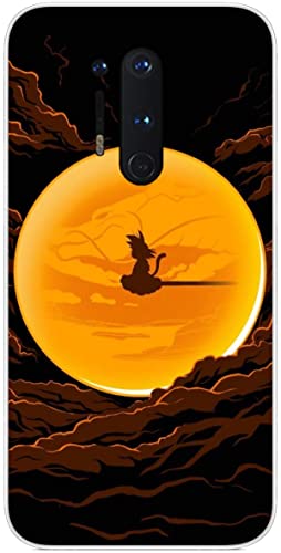 Compatible with Oneplus 8 Pro | Oneplus 8 Pro 5G Drag'on Cool Ball Go'ku 264 Phone Case Soft Slim Protective Silicone Phone Cover Clear