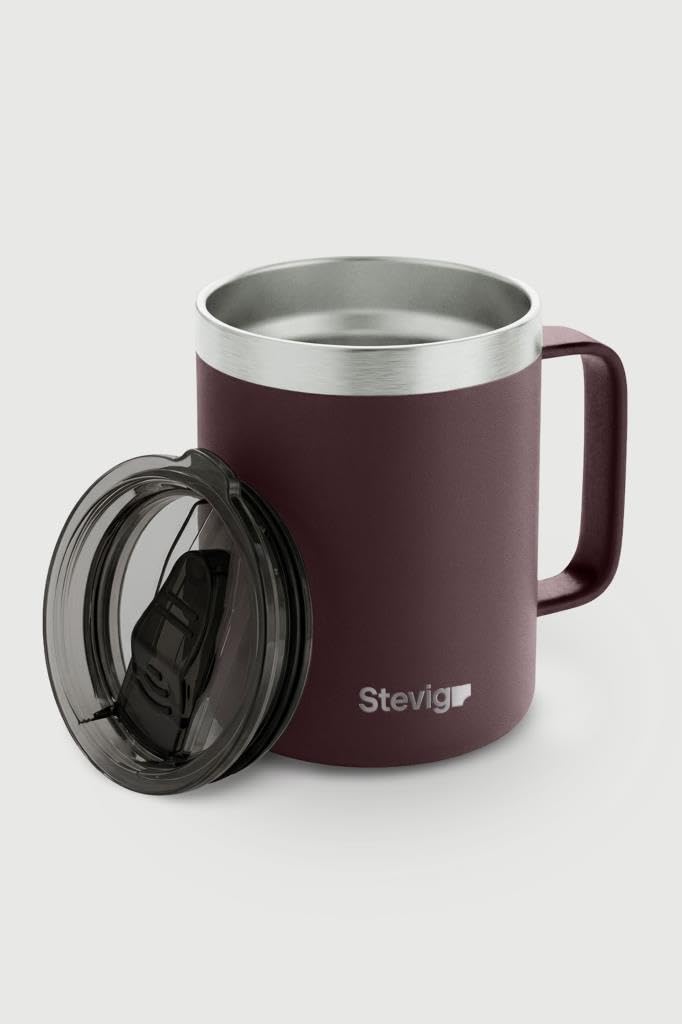 1 Cap Daily Mug Kupa Çelik Termos 350 ML Dark Plum ST-266