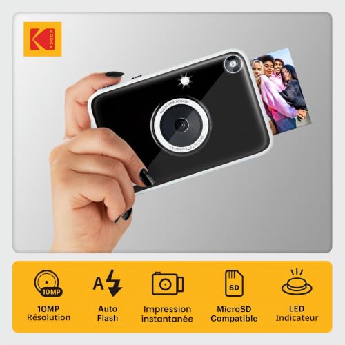 Kodak RODOMATICPBK Appareil photo numérique à développement instantané 10 Mill. pixel avec flash intégré - vue 3