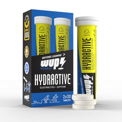 Hydractive; Sodyum, Potasyum, Magnezyum, Kafein, Limon Aromalı, 2x20 Efervesan Tablet