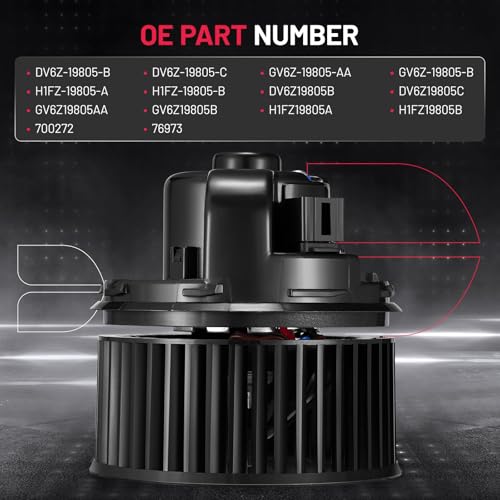 Image of BDFHYK AC Heater Blower Motor Fan 700272 Compatible with 2013-2018 C-Max 2013-2019 Escape 2012-2018 Focus 2014-2018 Transit Connect,HVAC Blower Motor Assembly Replacement for 76973 DV6Z19805B