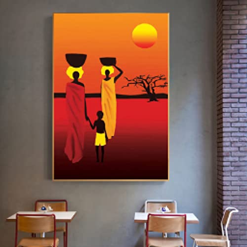 Toile culture africaine d'art en impression haute définition