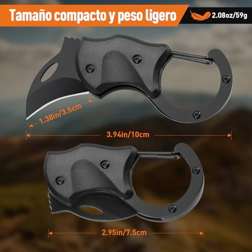 ZOOI Navaja Multiusos con Mosquetón: Análisis y Oferta - Preguntas frecuentes