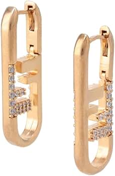 FENDI ゴールド ピアス フェンディ FENDI FENDI ピアス オーロック 8AH449 A44G クリスタル