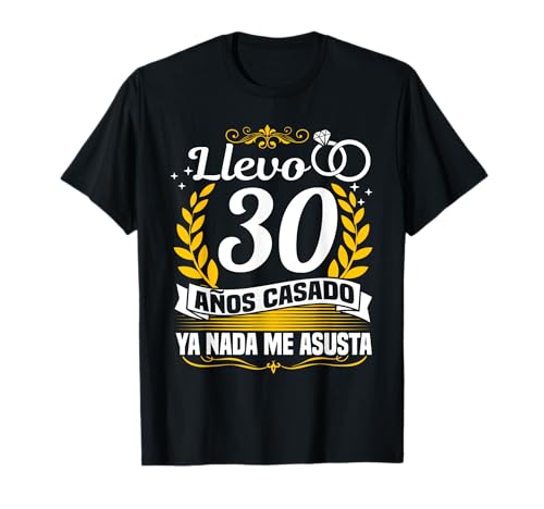 Aniversario de Bodas 30 Años Camiseta