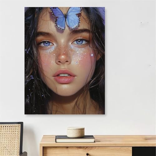 Peinture par numéro papillon grand format pour réduire le stress