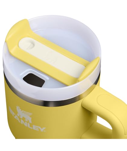 Image of STANLEY Quencher H2.0 Tumbler with Handle and Straw 20 oz | Flowstate 3-Position Lid | Cup Holder Compatible for Travel | Insulated Stainless Steel Cup | BPA-Free | Daffodil