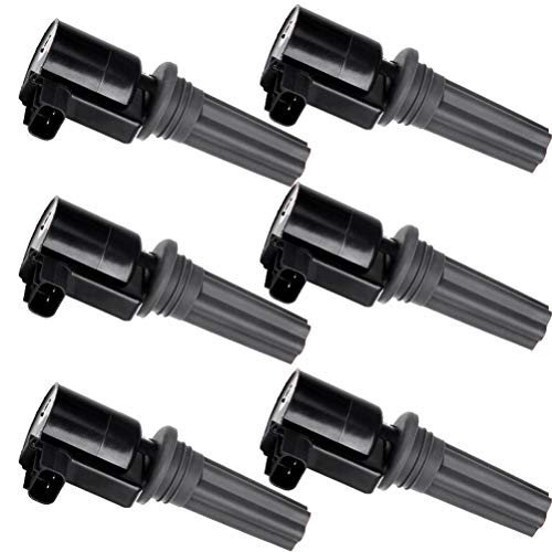 ECCPP Ignition Coils Pack of 6 for Lincoln LS/for Jaguar S-Type V6 3.0L OE# DG528 DG517 C1346
