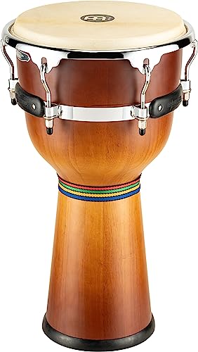 Floatune Djembe Hand Drum Circle Instrument with Goat Skin Head — NOT MADE IN CHINA — Easy to...