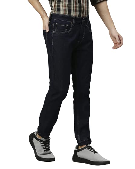 Image of HIGH Star Men Black Jean Slim-Fit Stretchable Jeans